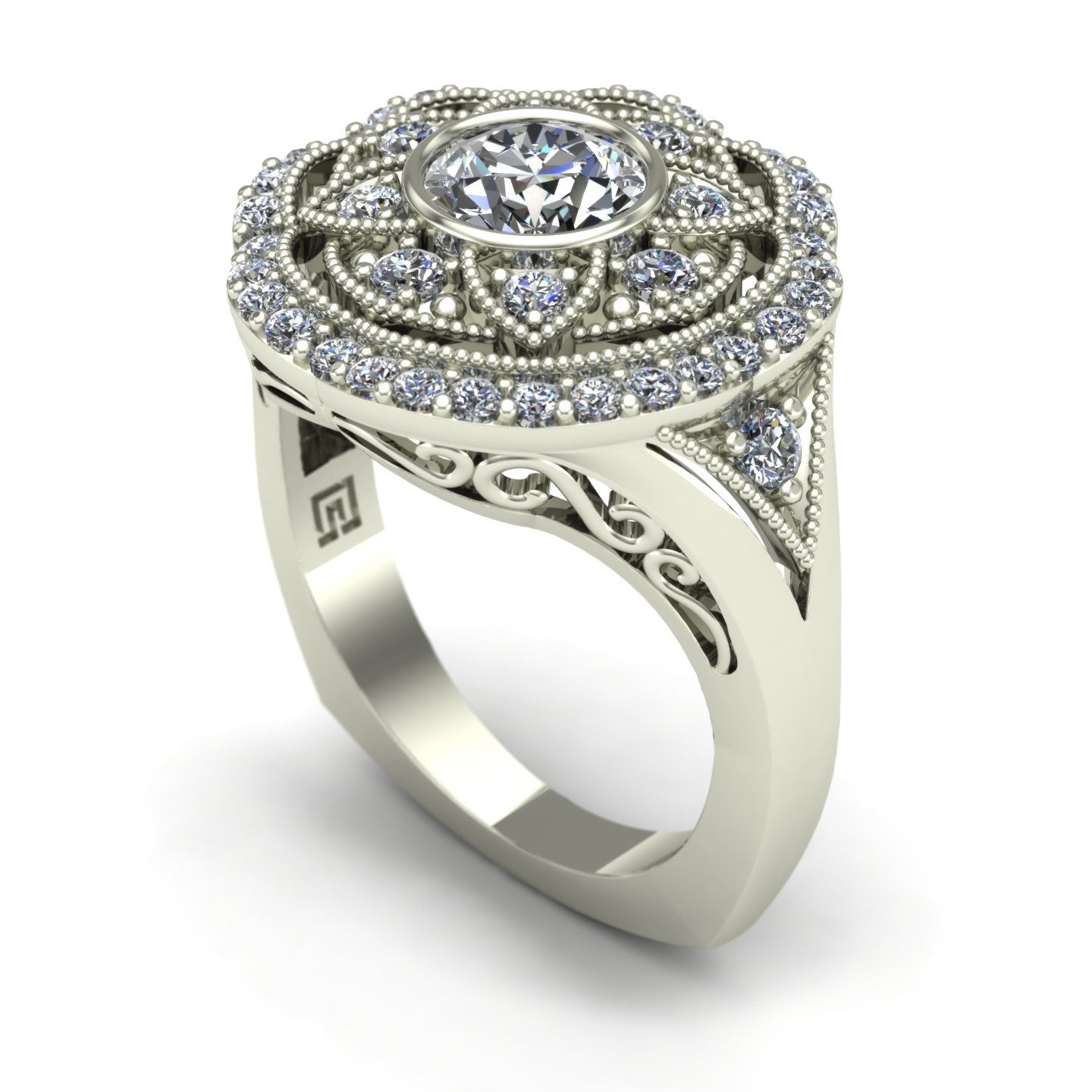 Diamond ring right hand Clearance