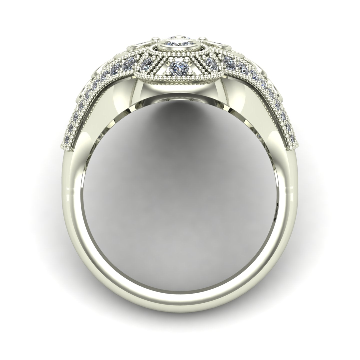 White gold diamond cocktail rings Clearance